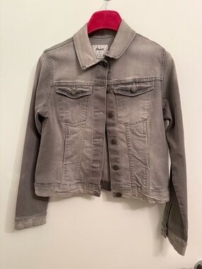 Denim&Co Women's Washed Gray Jean Jacket